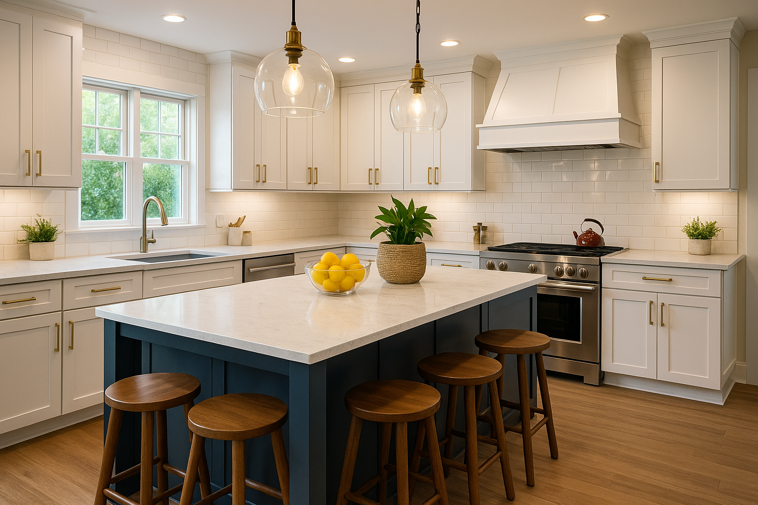 Beautiful kitchen remodel by Elevate Remodels